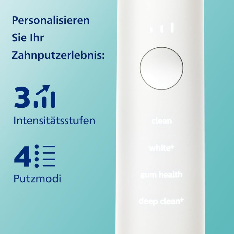 Philips Sonicare DiamondClean 9000 Elektrische Zahnbürste Doppelpack - 2 Schallzahnbürsten, 1x Ladeg