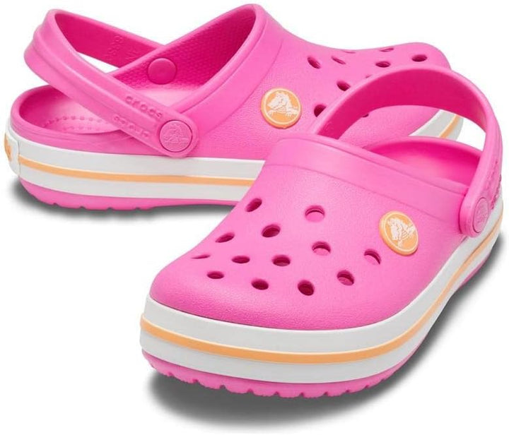 Crocs Unisex Kinder Crocband Kids Clogs 33/34 EU Electric Pink Cantaloupe, 33/34 EU Electric Pink Ca