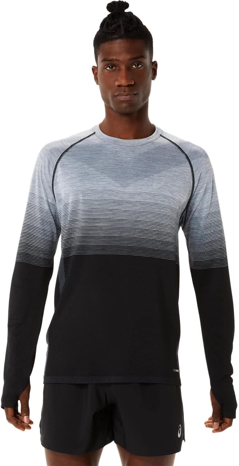 ASICS Seamless LS TOP S Performance Black/Carrier, S Performance Black/Carrier