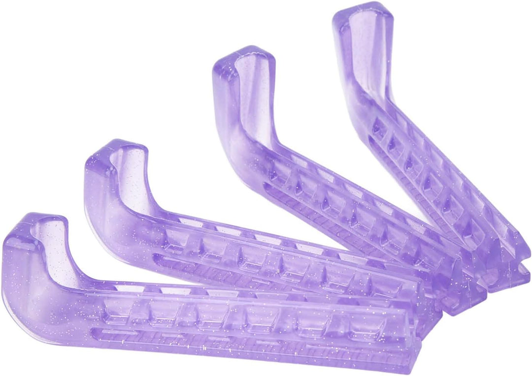 Zerodis Schlittschuh-Klingenschutz, Schlittschuh-Schutzfeder-Design für Hockey-Schlittschuhe Violett