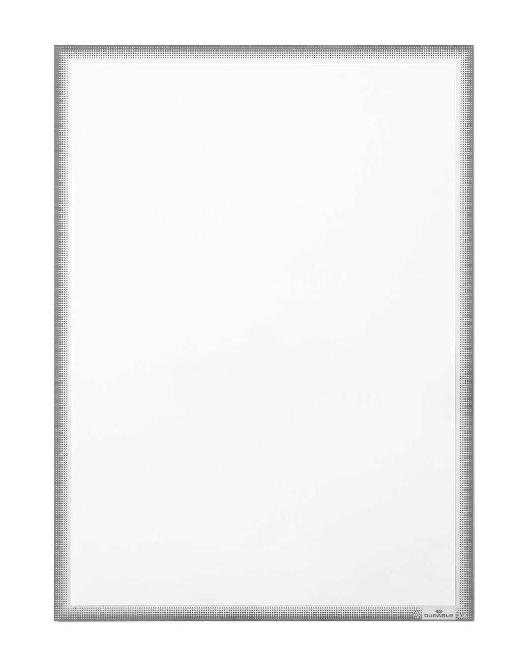 Durable 502257 Infotasche A3 statisch haftend, UV-beständig für Glasflächen, grau, 5 Stück, 5 Stück
