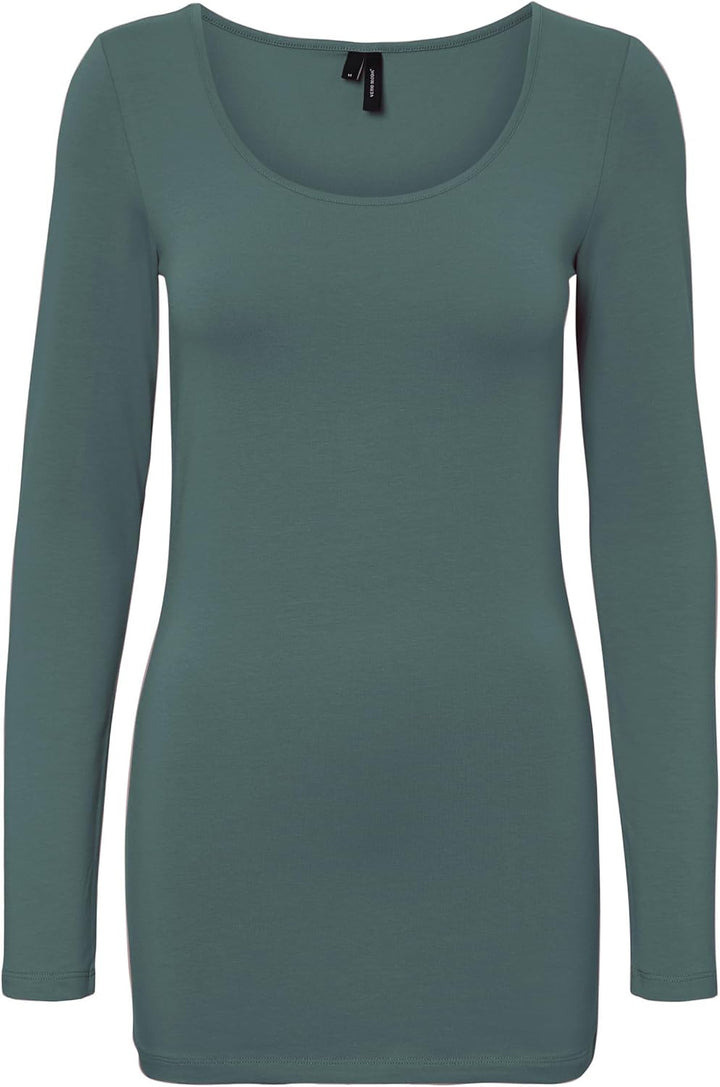 VERO MODA Female Top VMMAXI T-Shirt L Grün (1x Desert Sage/ 1x Balsam Green), L Grün (1x Desert Sage