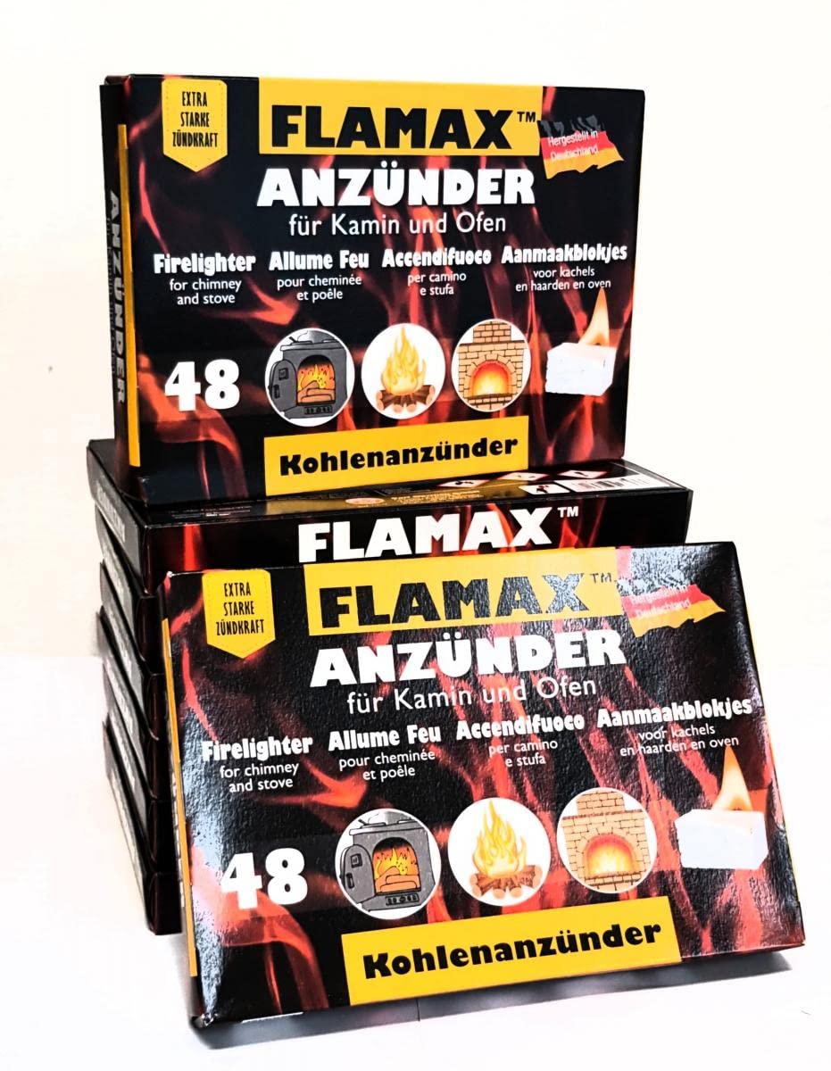 4032x Kohleanzünder Kaminzünder Anzündwürfel Grillanzünder Kaminanzünder 84x 48er Ofenanzünder Feuer