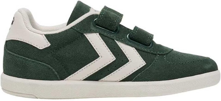 hummel Klettverschluss Sneaker Low Victory Suede Kinder Grösse 19 EU Pineneedle, 19 EU Pineneedle