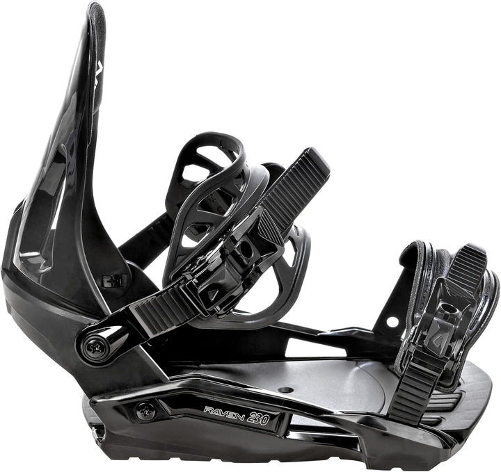 RAVEN Snowboard Bindung s200 oder s230 M/L (40-47) s230 Black, M/L (40-47) s230 Black