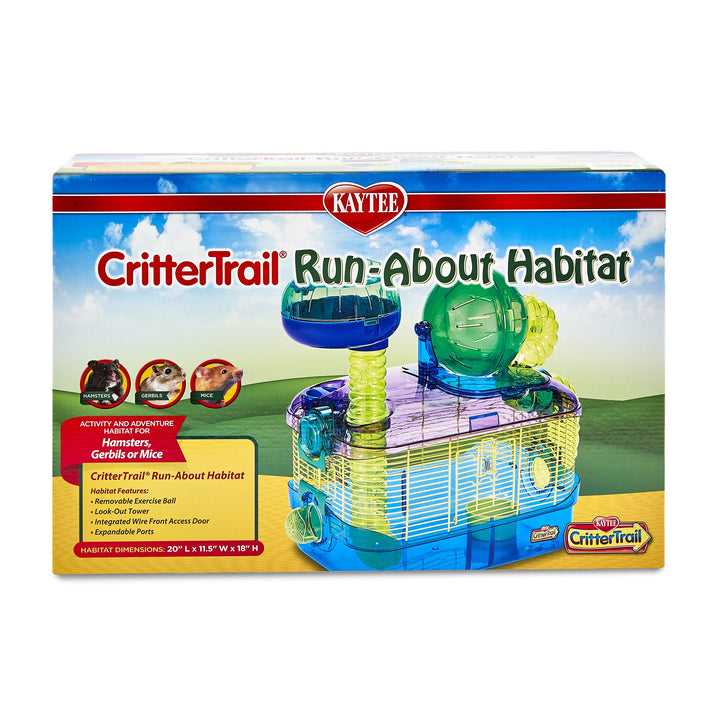 Kaytee CritterTrail Run-About-Habitat für Kleintiere wie Hamster, Rennmäuse und Mäuse Critter Trail