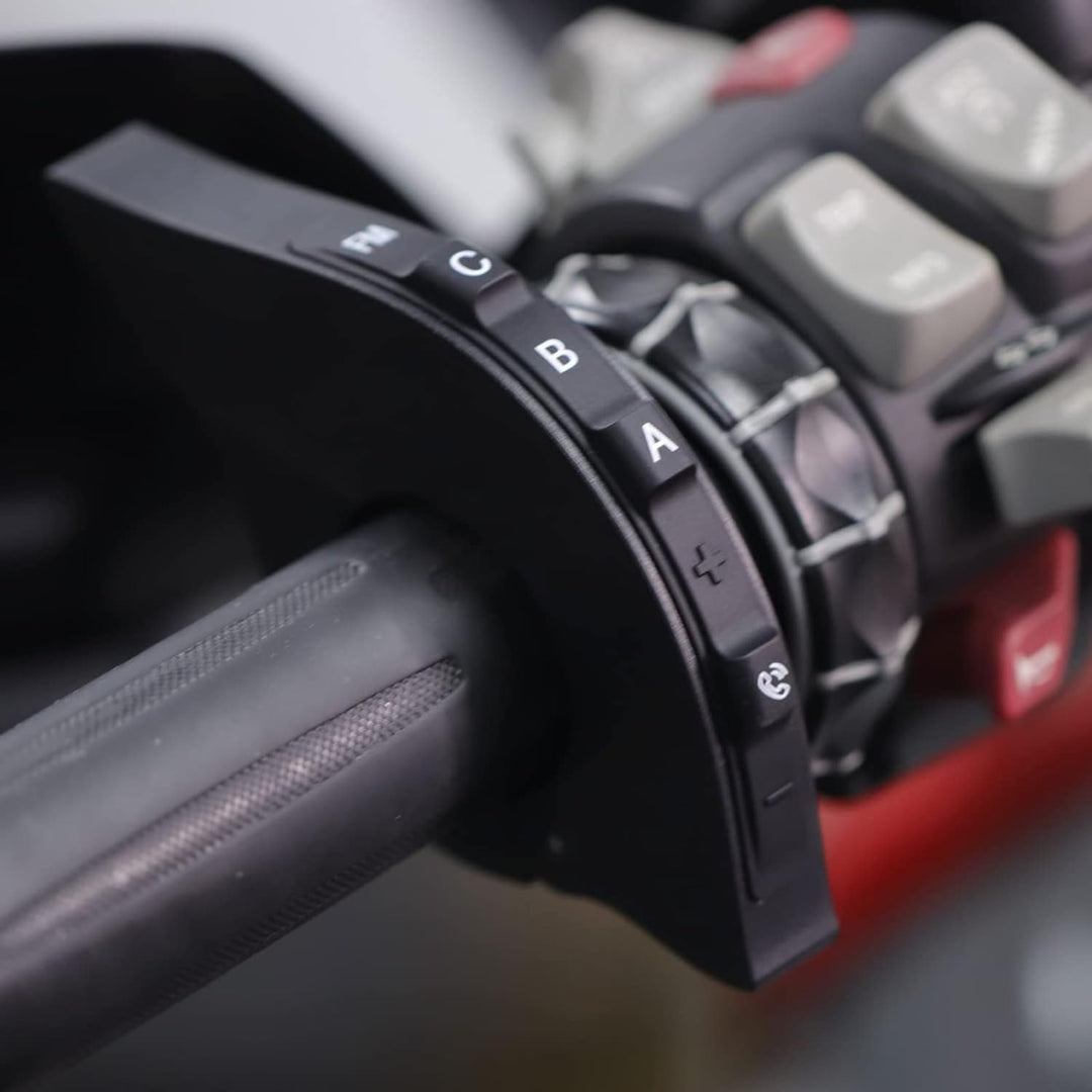 EJEAS EUC Motorrad-Fernbedienungsgriff Wird verwendet, Q2/Q7/V4 Plus/Q4 Motorradhelm Bluetooth-Gegen