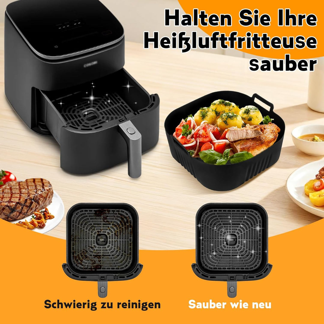 Heissluftfritteuse Zubehör für COSORI Turboblaze Zubehör 6L Airfryer XXL 5,5L 6,4L, Airfryer Zubehör