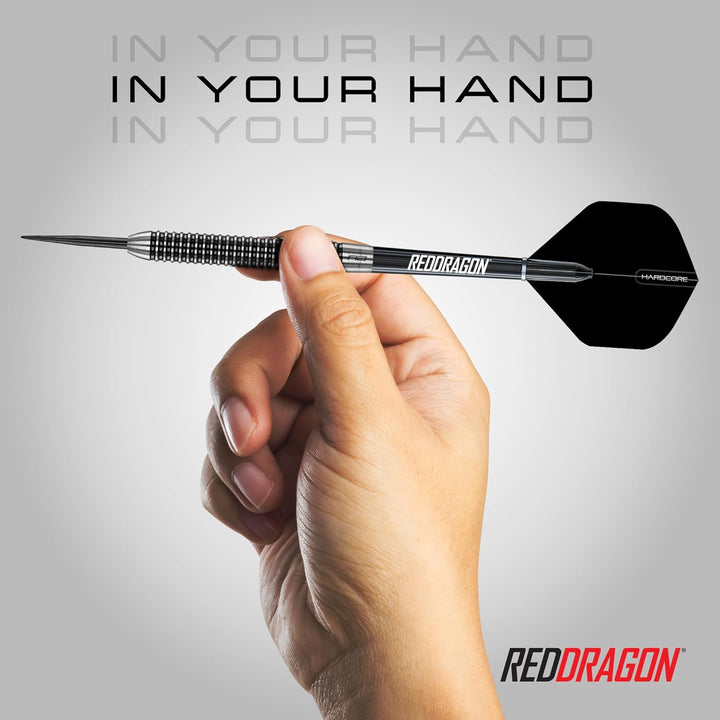 RED DRAGON Pegasus Professionelles Wolfram-Steeltip-Dart-Set, erhältlich in 21, 23, 24, 25, 26, 28,