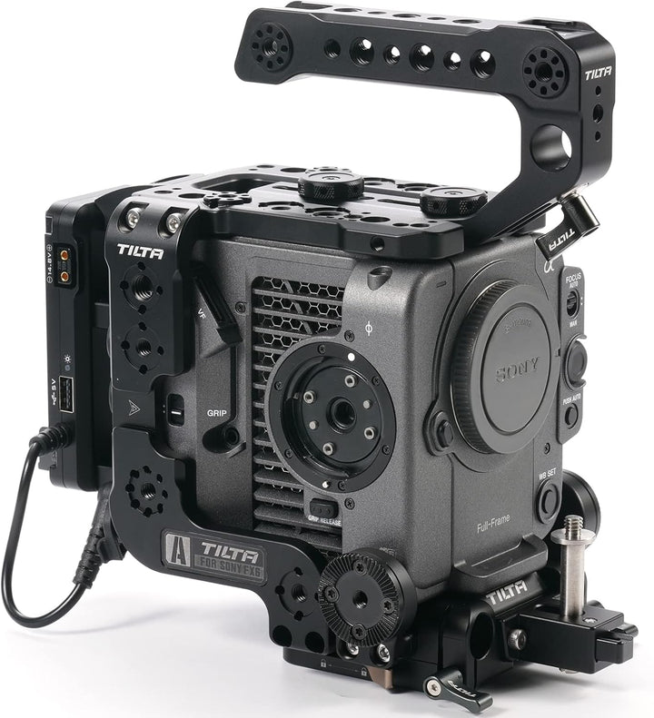 Tilta FX6 Cage, Kamerakäfig kompatibel mit Sony FX6 V-Mount Advanced Kit Filmmaking Cage mit Quick R