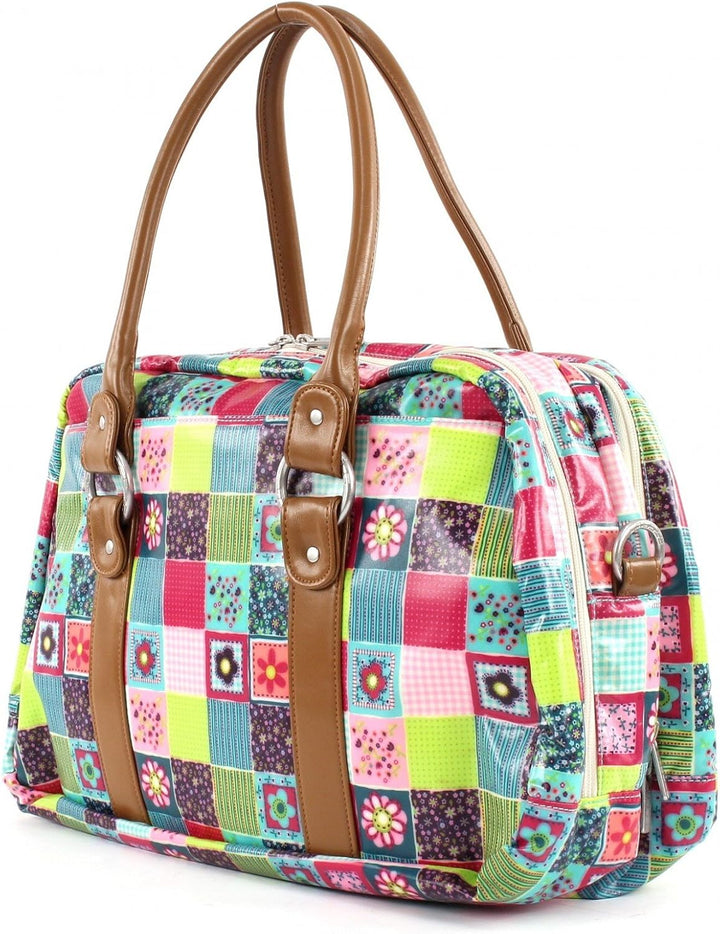 Lässig Vintage Metro Bag Flower Quilt, Flower Quilt