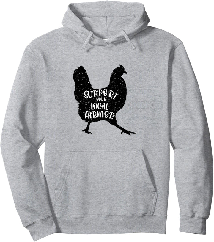Bauernhof Tier Hahn Landwirt Huhn Pullover Hoodie