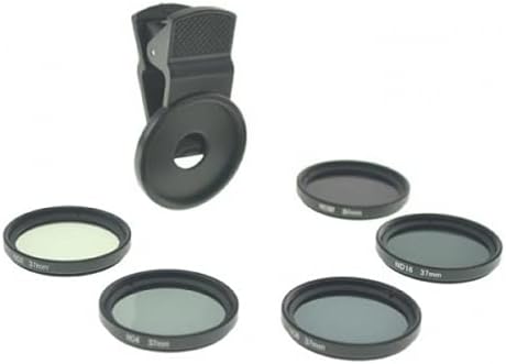 System-S ND Filter 37 mm Neutraldichtefilter Graufilter mit Clip für Smartphone SET, SET