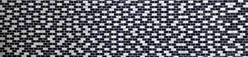 Mosaik Rückwand Aluminium Stäbchen schwarz Fliesenspiegel Küche MOS48-0208_f