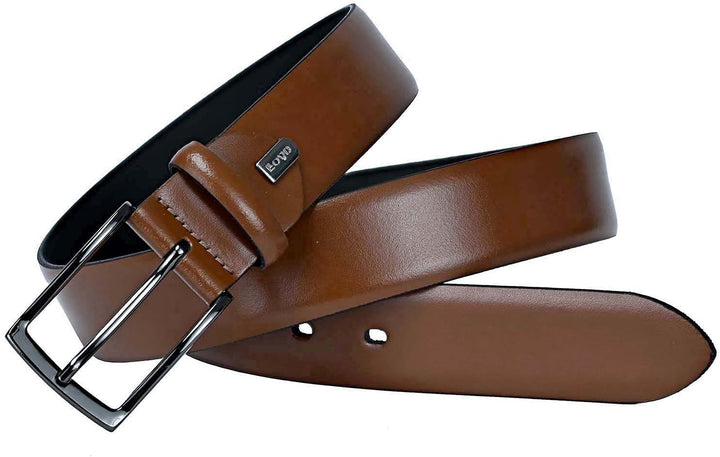 LLOYD-Herren-Ledergürtel 35 mm dkl.Schliesse Cognac 90, Cognac 90