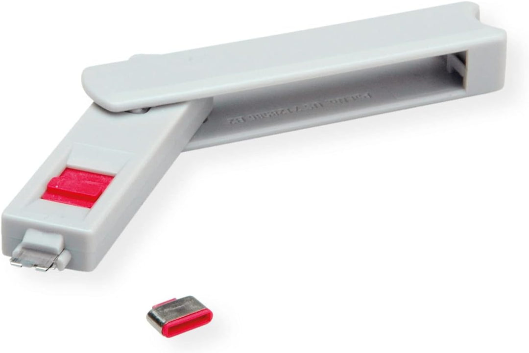 ROLINE USB Typ C Port Blocker, 1x Schloss und 1x Schlüssel
