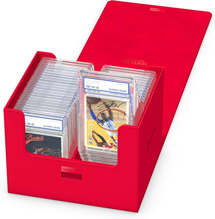 Ultimate Guard UGD011330 Minthive 30+ XenoSkin Rot Kartenbox, Rot