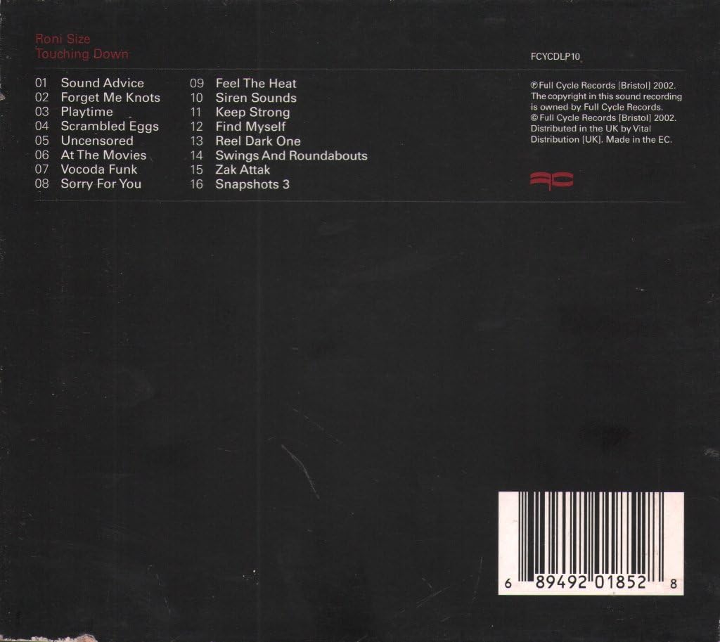 Touching Down, Audio-CD