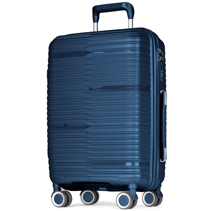 POSH Koffer Gross L 67x45x28 cm - 62L Hartschalenkoffer aus Polypropylen - Ultraleicht 3,2 kg Trolle