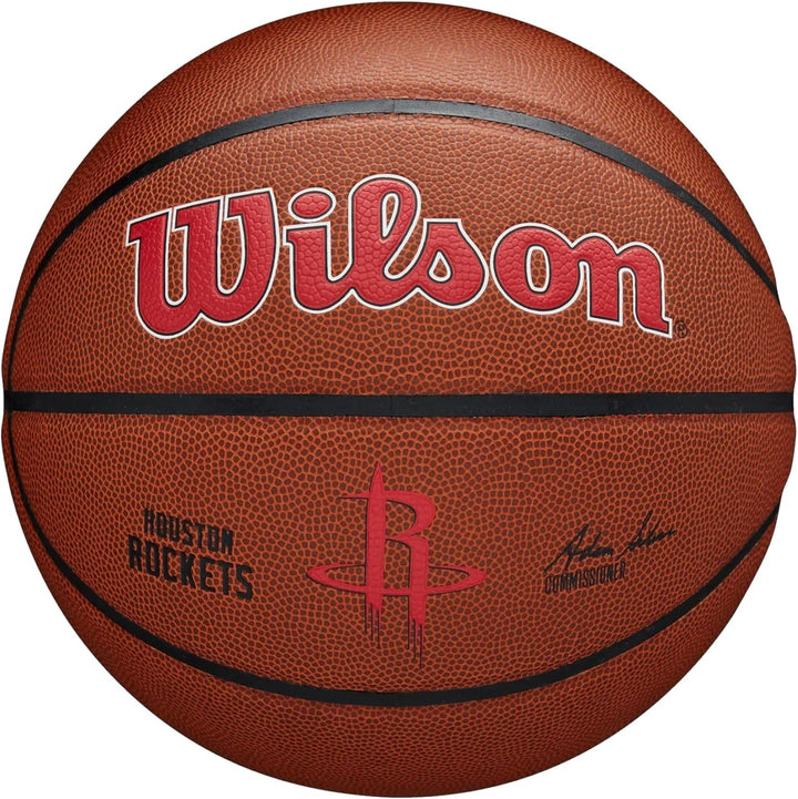 Wilson Unisex-Adult NBA Team Composite Basketball 7 Houston Rockets, 7 Houston Rockets