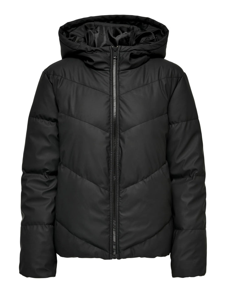 JdY Damen Jdyarnhem Water Rep Short Puffa OTW Noos XL Schwarz, XL Schwarz