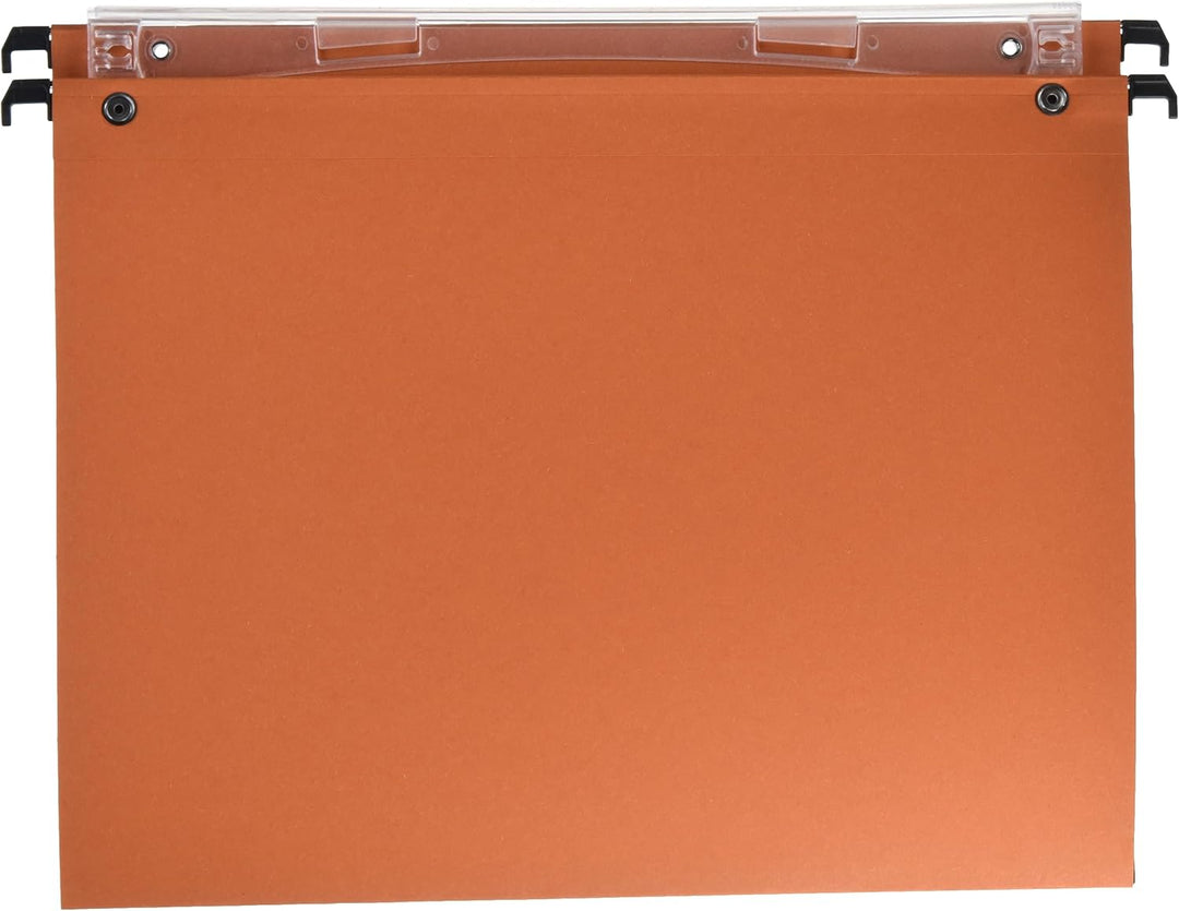 Esselte Dossier Suspendu Vertical, Multi-Dossiers, Fond 15 mm, A4, Onglets inclus, Orange, Orgarex,