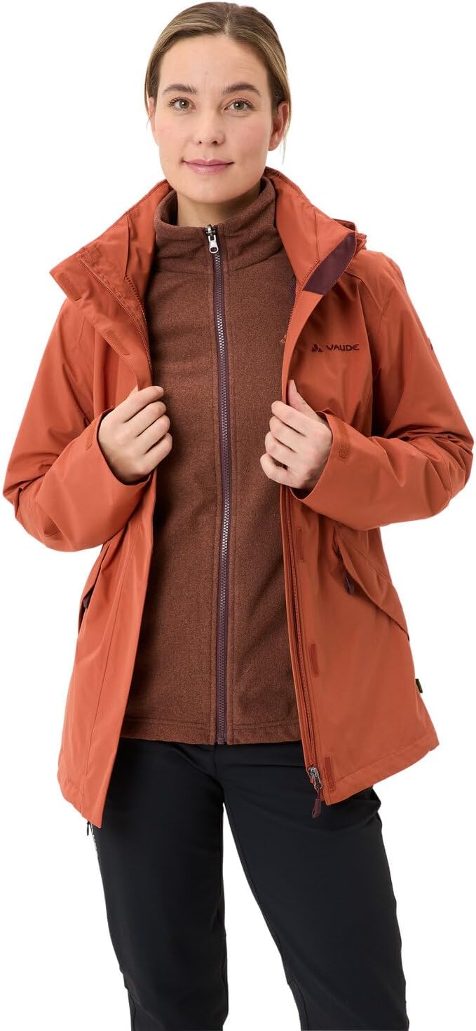 VAUDE Rosemoor - Regenjacke Damen 34 buckeye, 34 buckeye