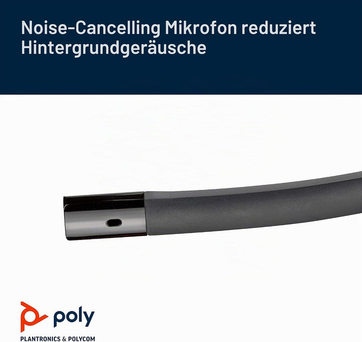 Plantronics – Blackwire 5210 USB-C-Headset – kabelgebundenes Mono PC-Headset mit Mikrofonarm – Verbi
