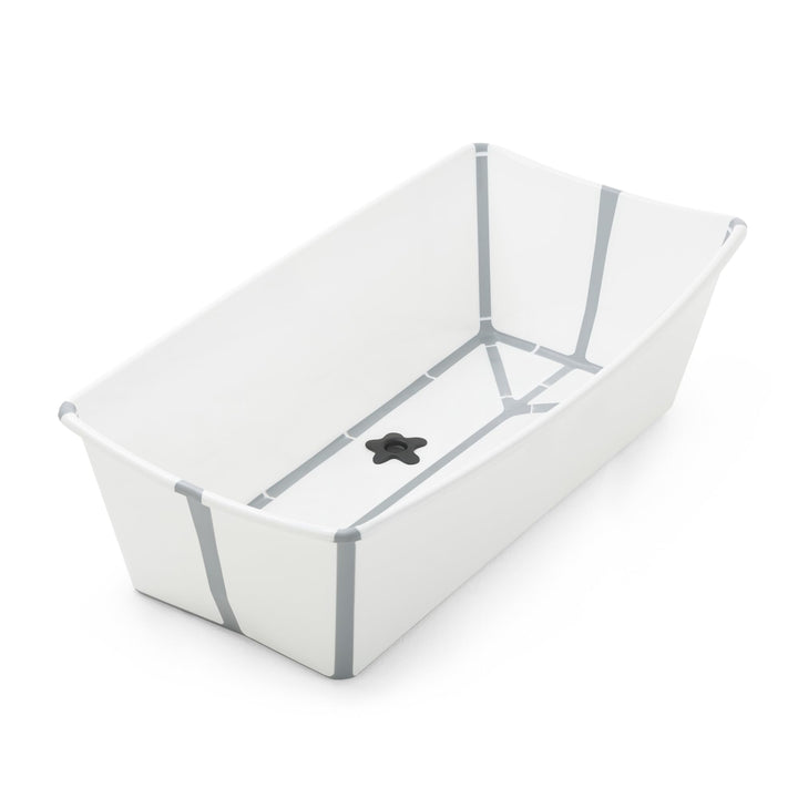 Stokke Flexi Bath XL, White –Geräumige faltbare Babybadewanne – Leichte Konstruktion & einfach zu ve