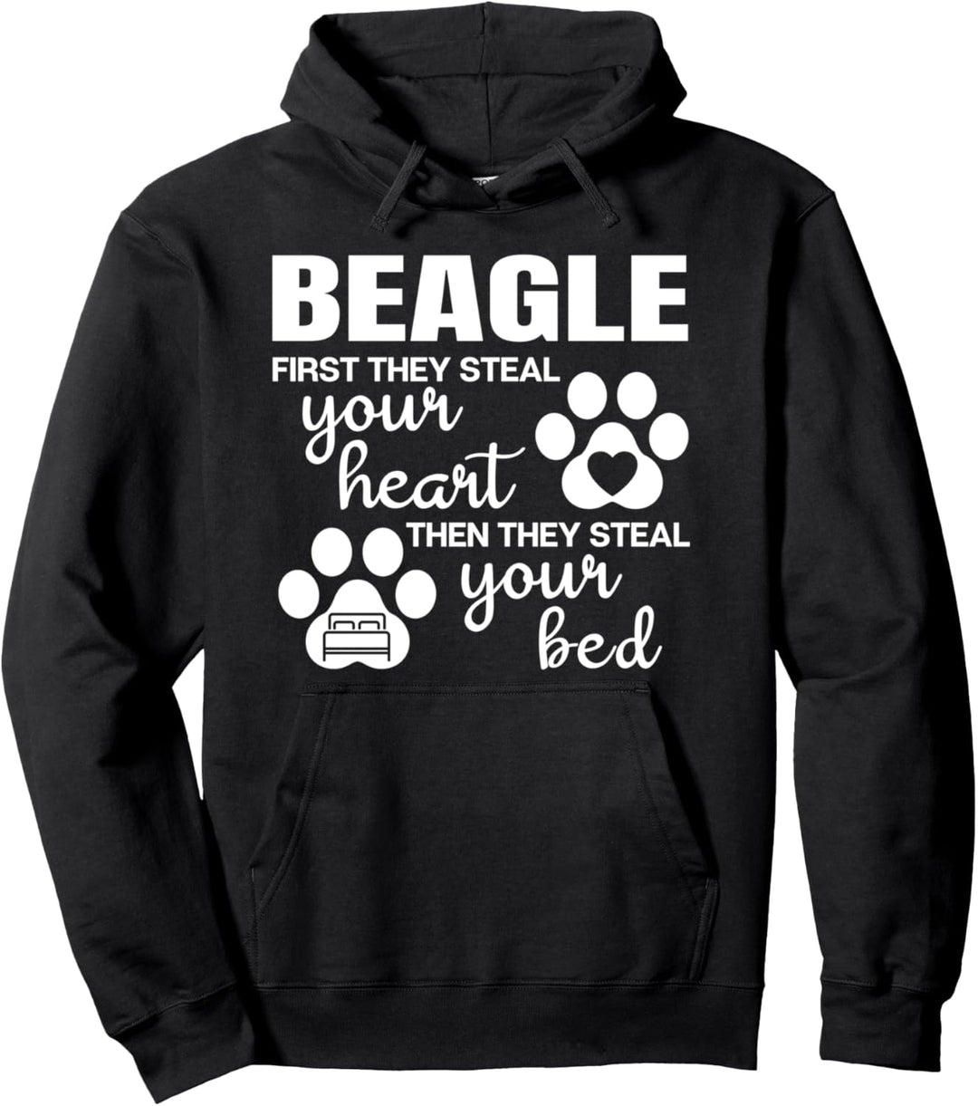 Beagle Geschenke Hund Hundepfoten Hunde Pullover Hoodie