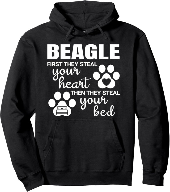 Beagle Geschenke Hund Hundepfoten Hunde Pullover Hoodie