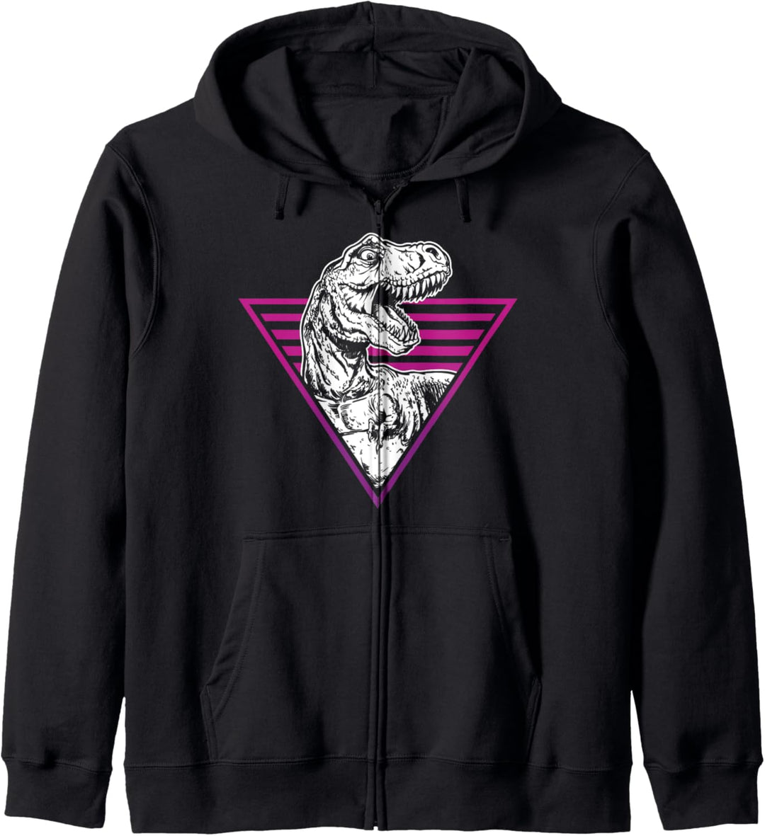 Vaporwave Dinosaurier T Rex Dino Fan Dinosaurier Vaporwave Kapuzenjacke