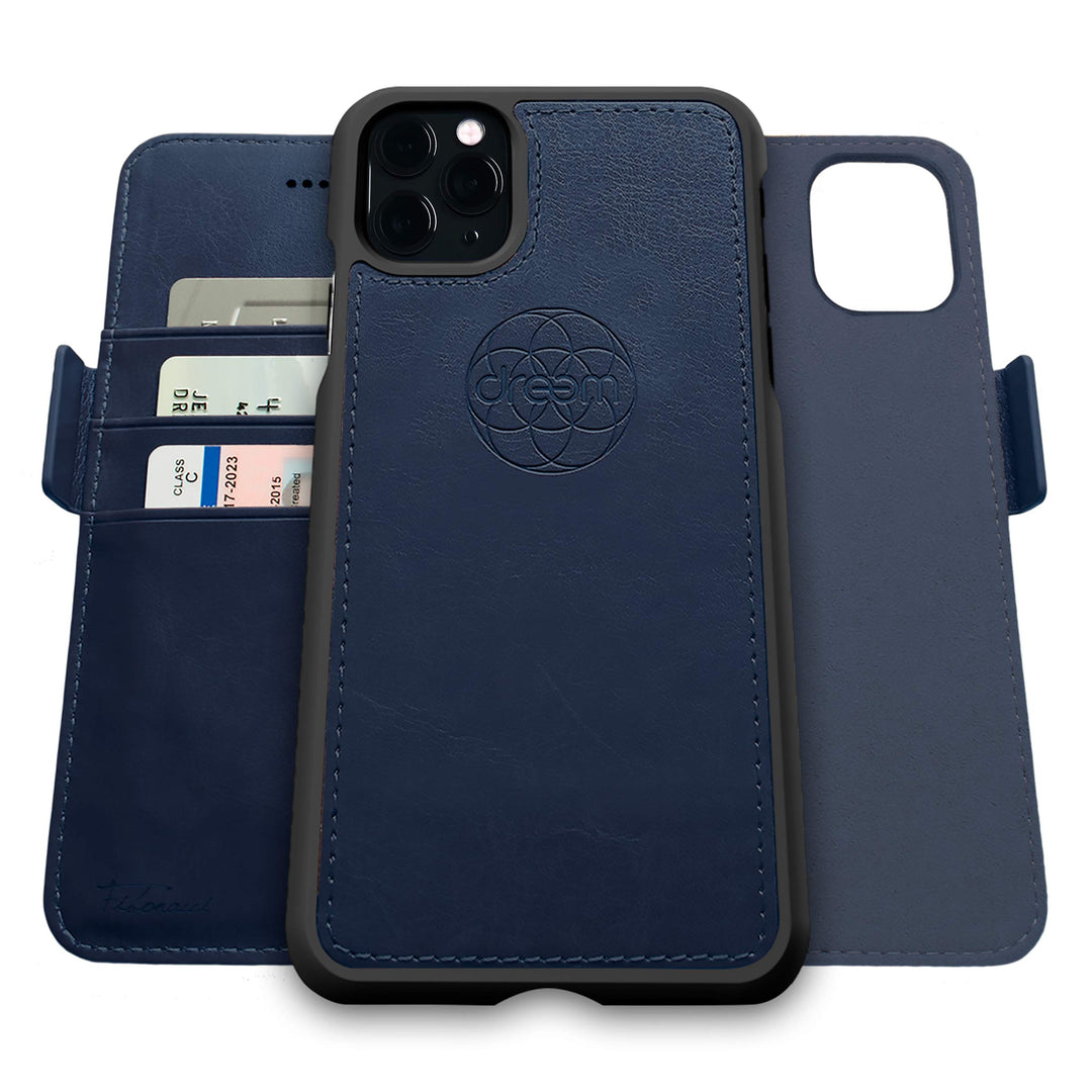Dreem Fibonacci 2in1 Handyhülle Flipcase für iPhone 11 Pro Max | Magnetisches iPhone Case | TPU Etui