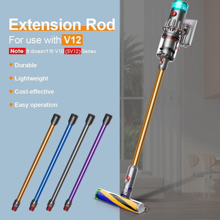 Saugrohr für Dyson V12 Detect Slim & V9 Motorbar Staubsauger, 74CM (Orange), Orange