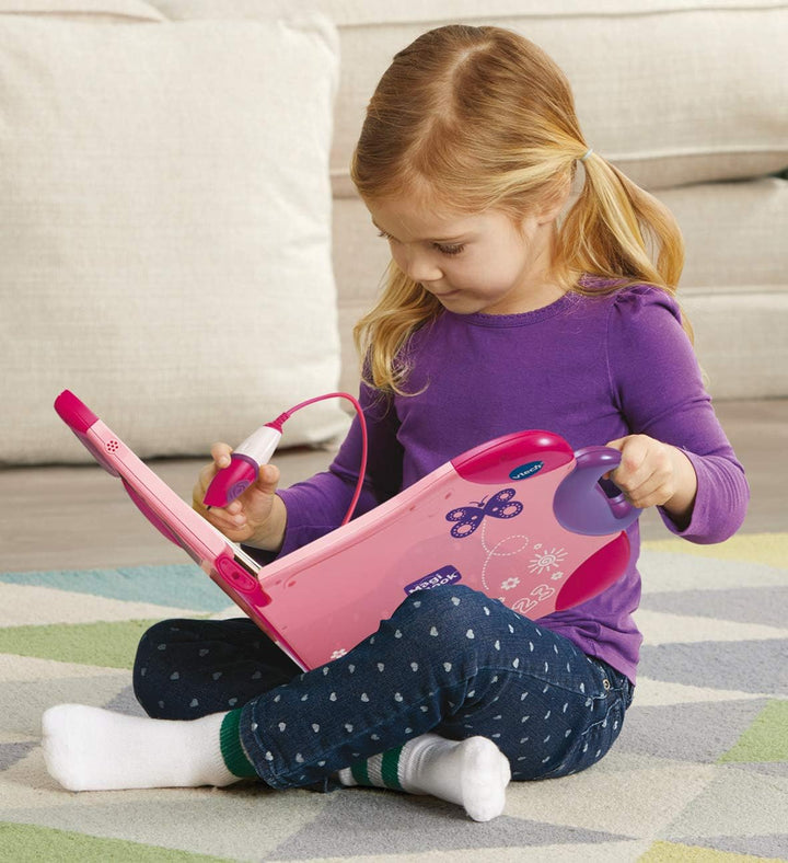 VTech 80-489005 MES APPRENTISSAGES DE GDE Section, CP & CE1 Magibook – Lernbuch, Mehrfarbig Alphabet