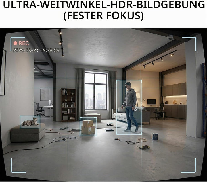 SainSmart für Raspberry Pi Kameramodul 3, 12 MP IMX708, 152° (D) Ultra-Weitwinkel-Sichtfeld, Phasenv