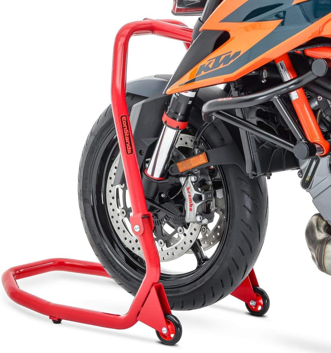 Lenkkopfständer Vorderrad V4 für Suzuki GSX-R 1100 86-97 rot