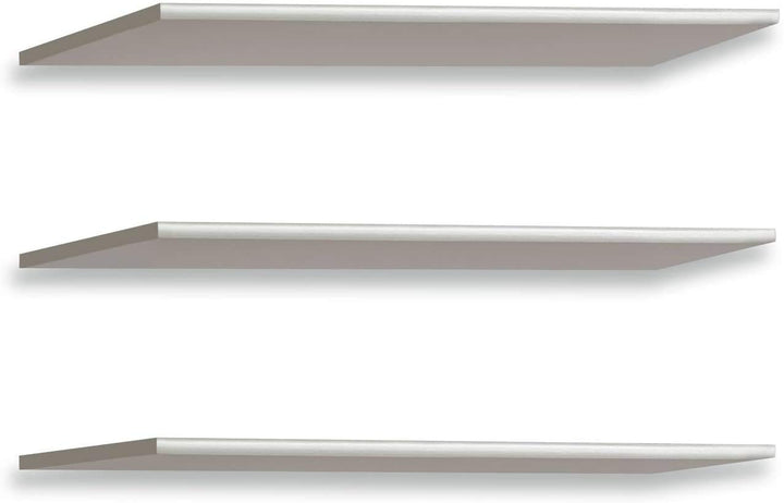 FORTE 3-er Einlegebödenset, Holzwerkstoff, Grau, 57.7 x 42 x 1.5 cm Grau 57.7 x 42 x 1.5 cm, Grau 57