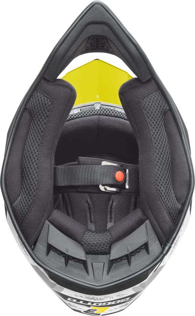 Bogotto V337 Wild-Ride Crosshelm, Gelb/Schwarz/Weiss