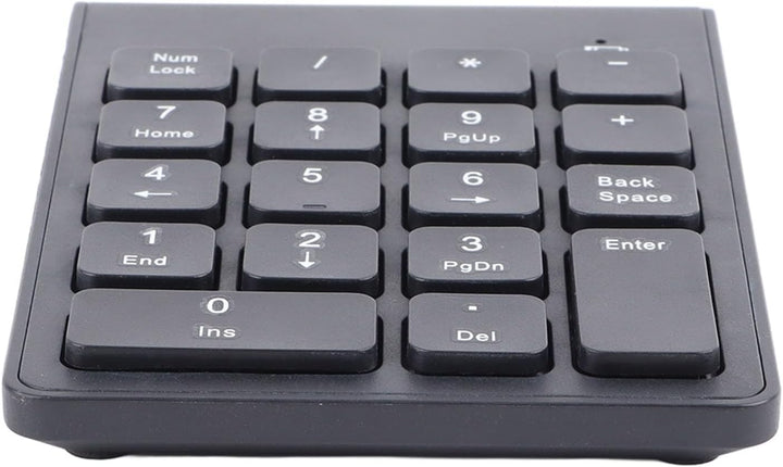 VBESTLIFE Drahtlose Nummernblöcke, Ziffernblock Numpad 18 Tasten Tragbare Bluetooth 5.0-Finanzbuchha