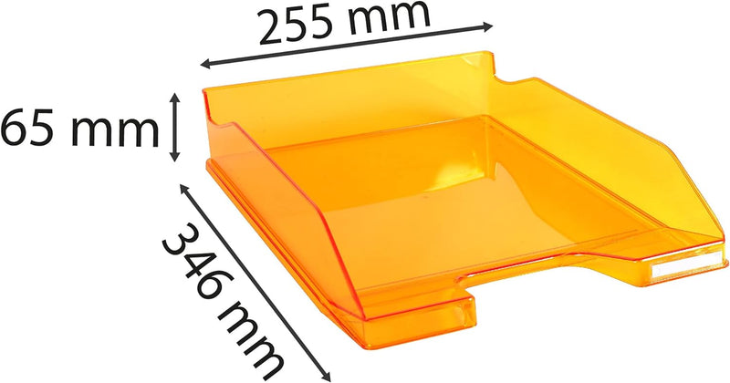 Exacompta 113246D 6er Pack Premium Briefablage Combo Midi DIN A4. Ideale Briefkörbe für Ihre Organis