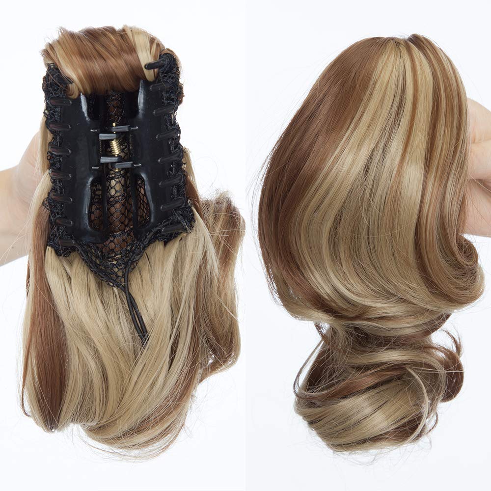 SEGO Ponytail Extension Pferdeschwanz Haarteil Haarverlängerung Zopf Hair Piece Haar Voluminös Wavy