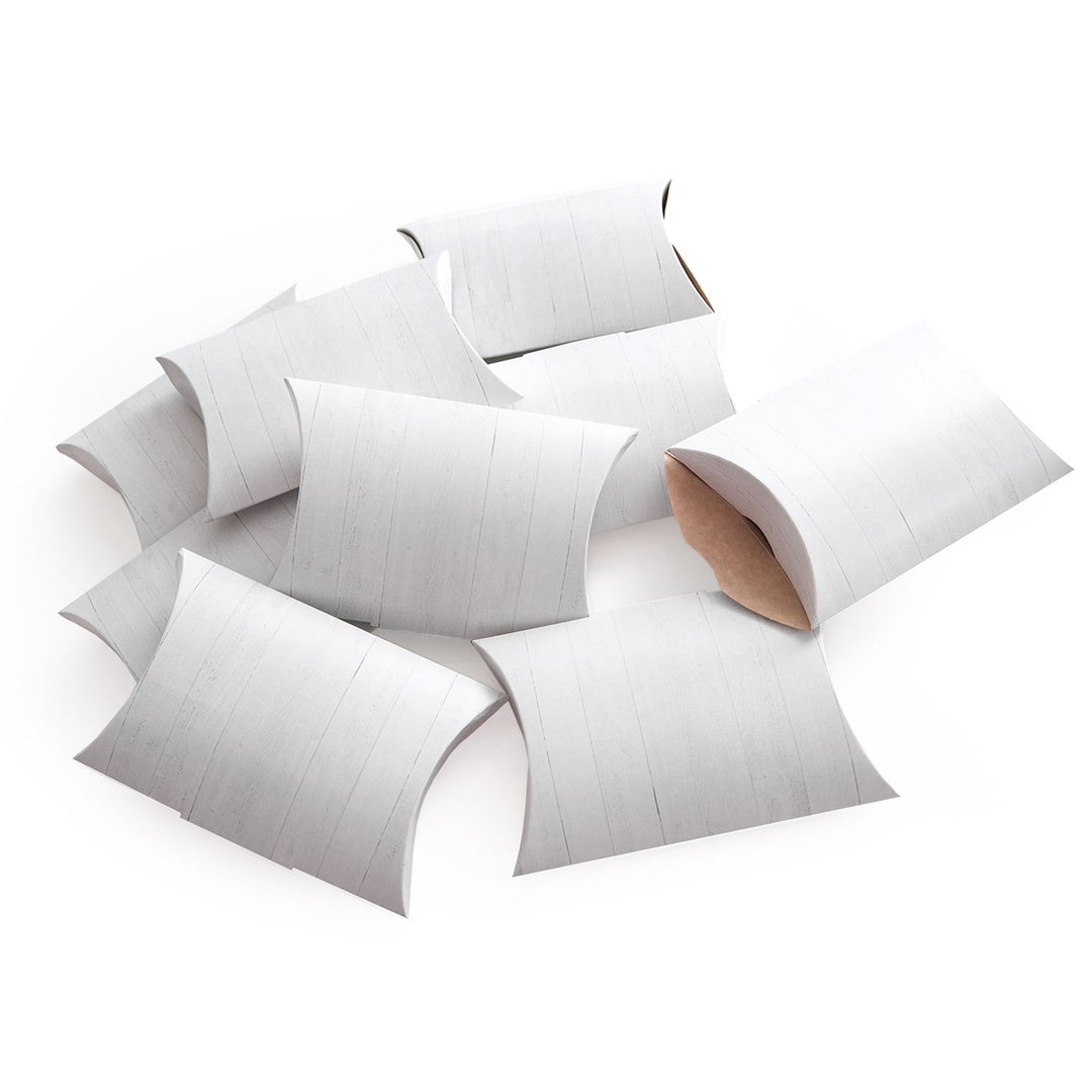 Logbuch-Verlag 100 kleine weisse Schachteln mini Verpackung Schmuck Kleinigkeiten Gastgeschenke 14,5
