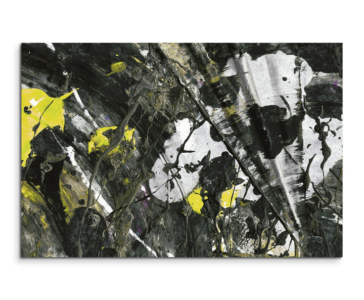 Paul Sinus Art 80x60cm Fotoleinwand Leinwanddruck Kunstdruck Wandbild schwarz grün weiss grau Grunge