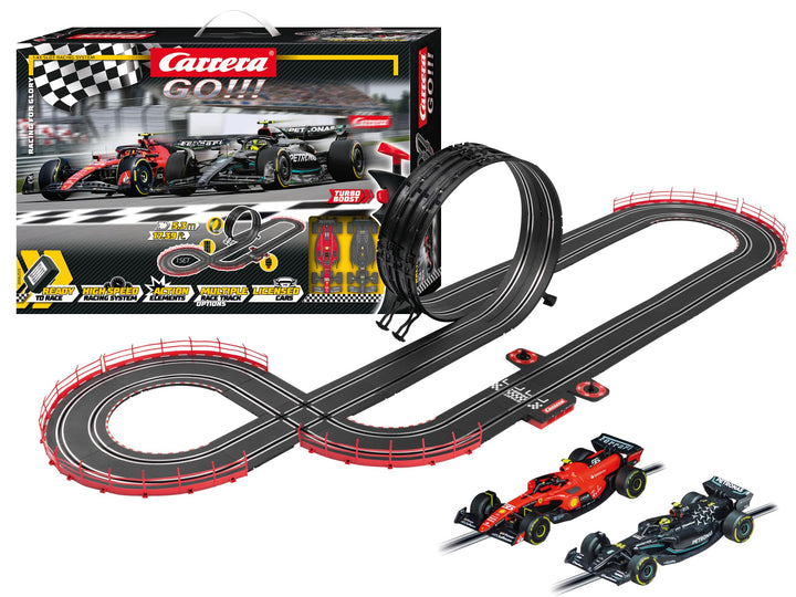 Carrera - 20062573 - Carrera GO!!! Racing for Glory Rennbahn-Set I Rennbahn mit lizensierten Slotcar