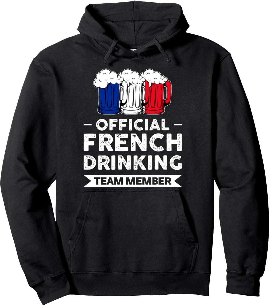 französisches Trinkmannschaftsmitglied Frankreich Pullover Hoodie
