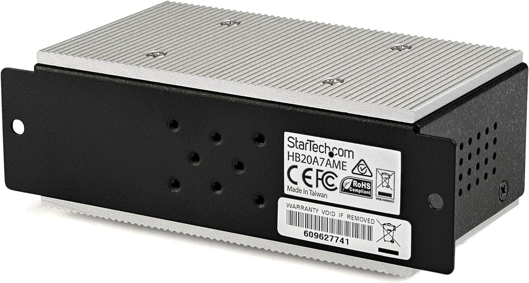 StarTech.com USB 2.0 Hub (7-Port Industrial USB 2.0 Hub mit ESD-Schutz, 350W Überspannungsschutz , W