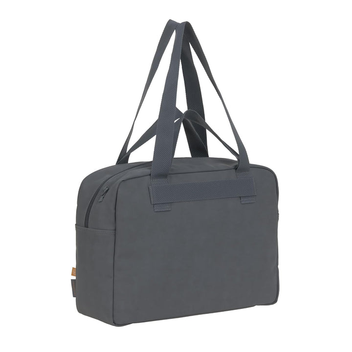 LÄSSIG Baby Wickeltasche mit Tragegriff und Wickelunterlage, Kinderwagenbefestigung, wasserabweisend