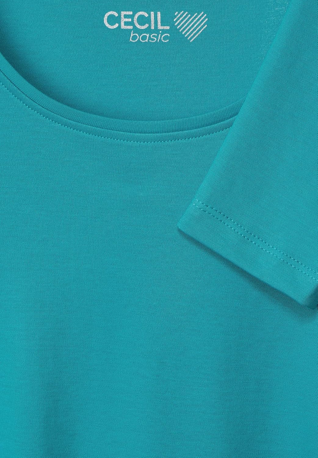 Cecil Damen Style Pia Langarmshirt S Frosted Aqua Blue, S Frosted Aqua Blue