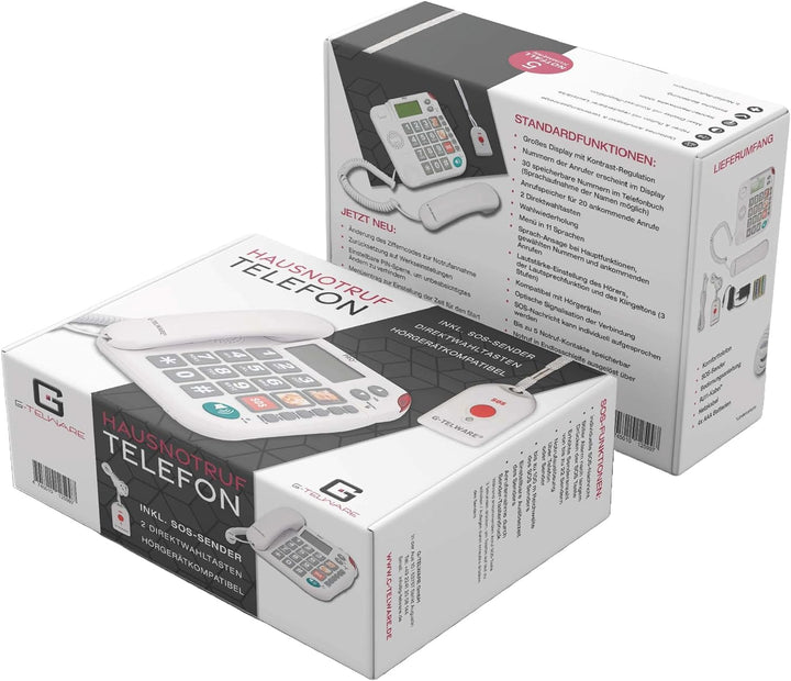 G-TELWARE PRO (Weltneuheit) Silence SOS Technik/SOSParam.einstellb./2023-2024er Modell Haus Notruf S